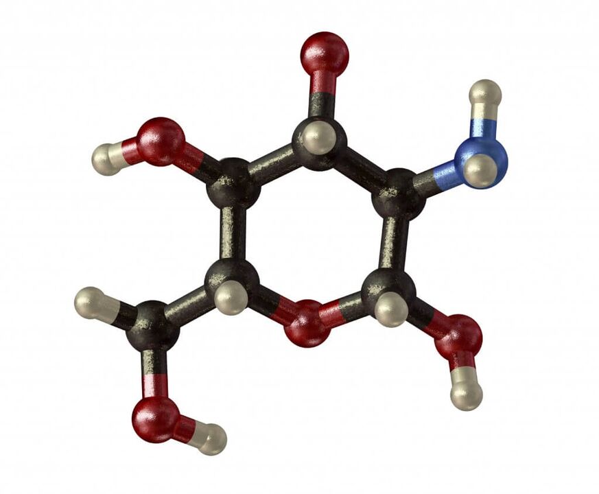 Glucosamin - ein Element der Zusammensetzung HondroFrost